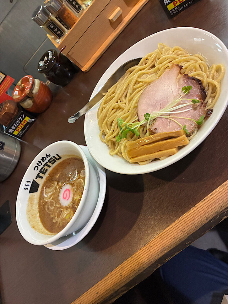 つけ麺102の看板メニュー（つけ麺）